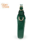 Gucci Jackie 1961 Mini Chain Shoulder Bag Green Patent Leather 699651