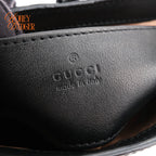 Gucci Jackie 1961 Mini Patent Leather Black Gold Hardware Rank S
