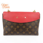 Louis Vuitton Saint Placide Monogram/Red Rank AB