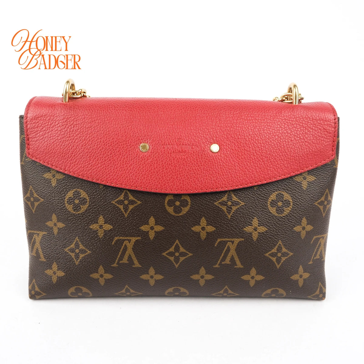Louis Vuitton Saint Placide Monogram/Red Rank AB