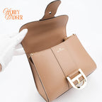 Delvaux Brillant Mini Box Calf Vison Gold Hardware Rank A