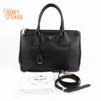 Prada Galleria Large Black Saffiano Rank A