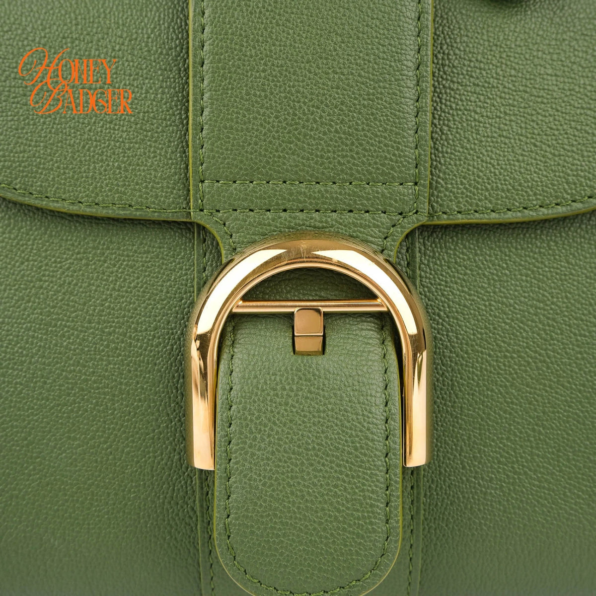 Delvaux Brillant Mini Rodéo Calf Vegetal Gold Hardware Rank A