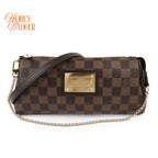 Louis Vuitton Eva Pochette Damier Ebene Brown