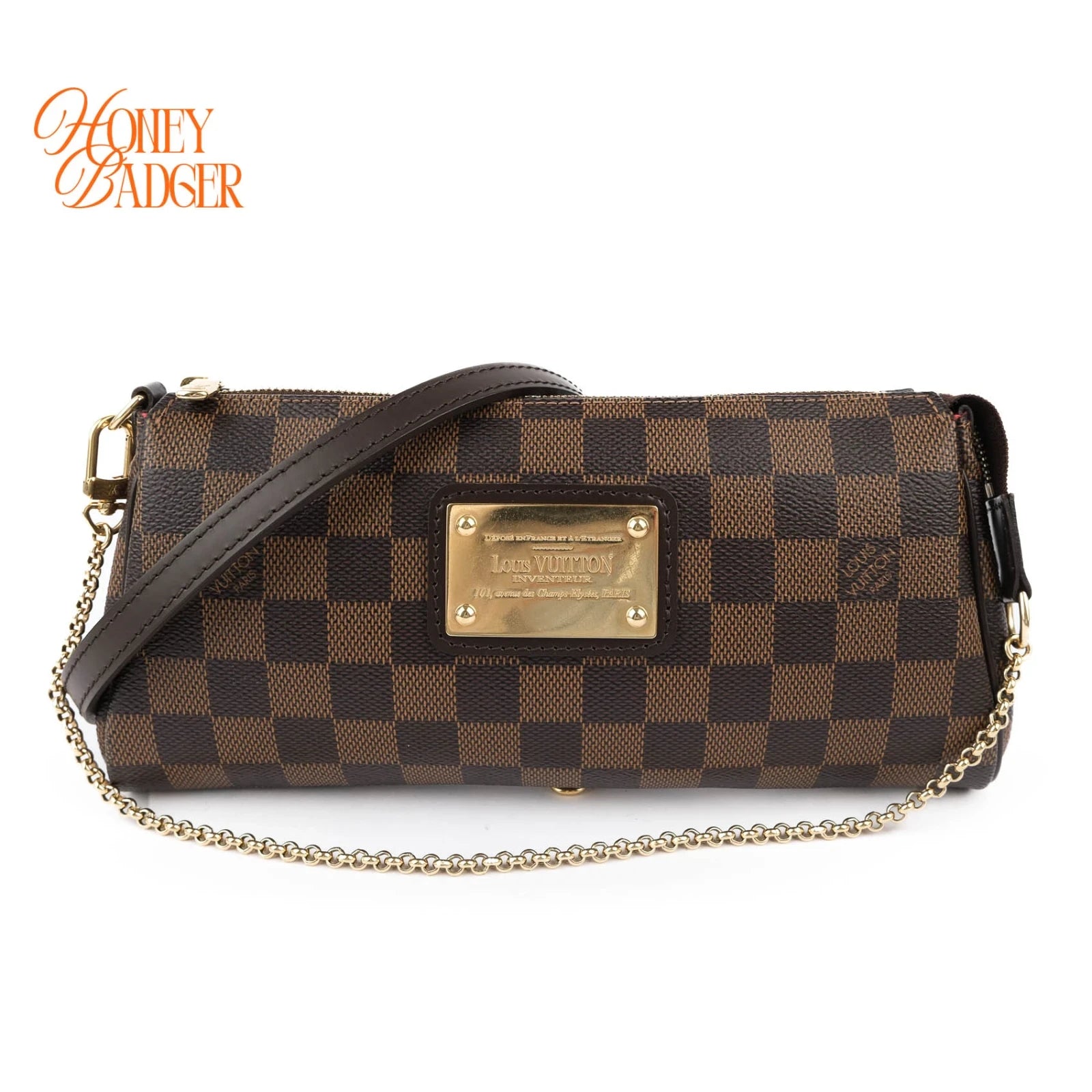 Louis Vuitton Eva Pochette Damier Ebene Brown