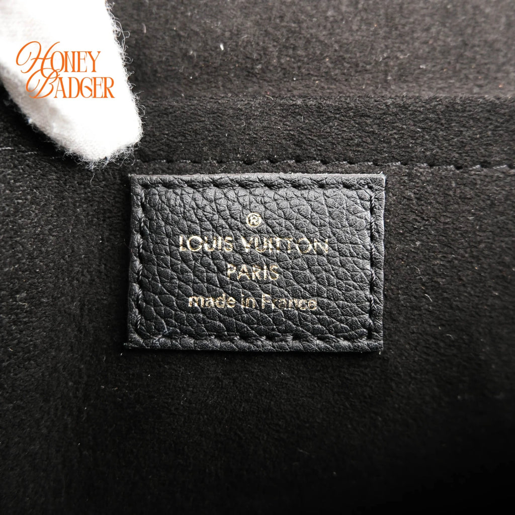 Louis Vuitton Marignan Monogram Canvas Noir Leather Gold Hardware Rank A