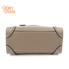 Celine Luggage Nano Drummed Calfskin Souris Rank A