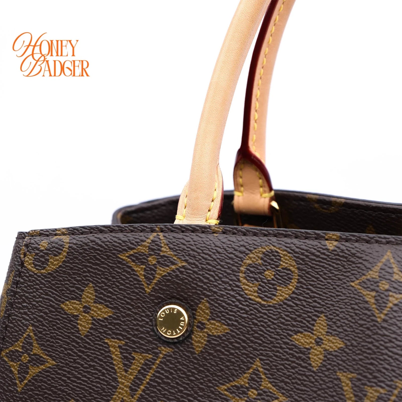 Louis Vuitton Montaigne MM Monogram Canvas Brown Rank A