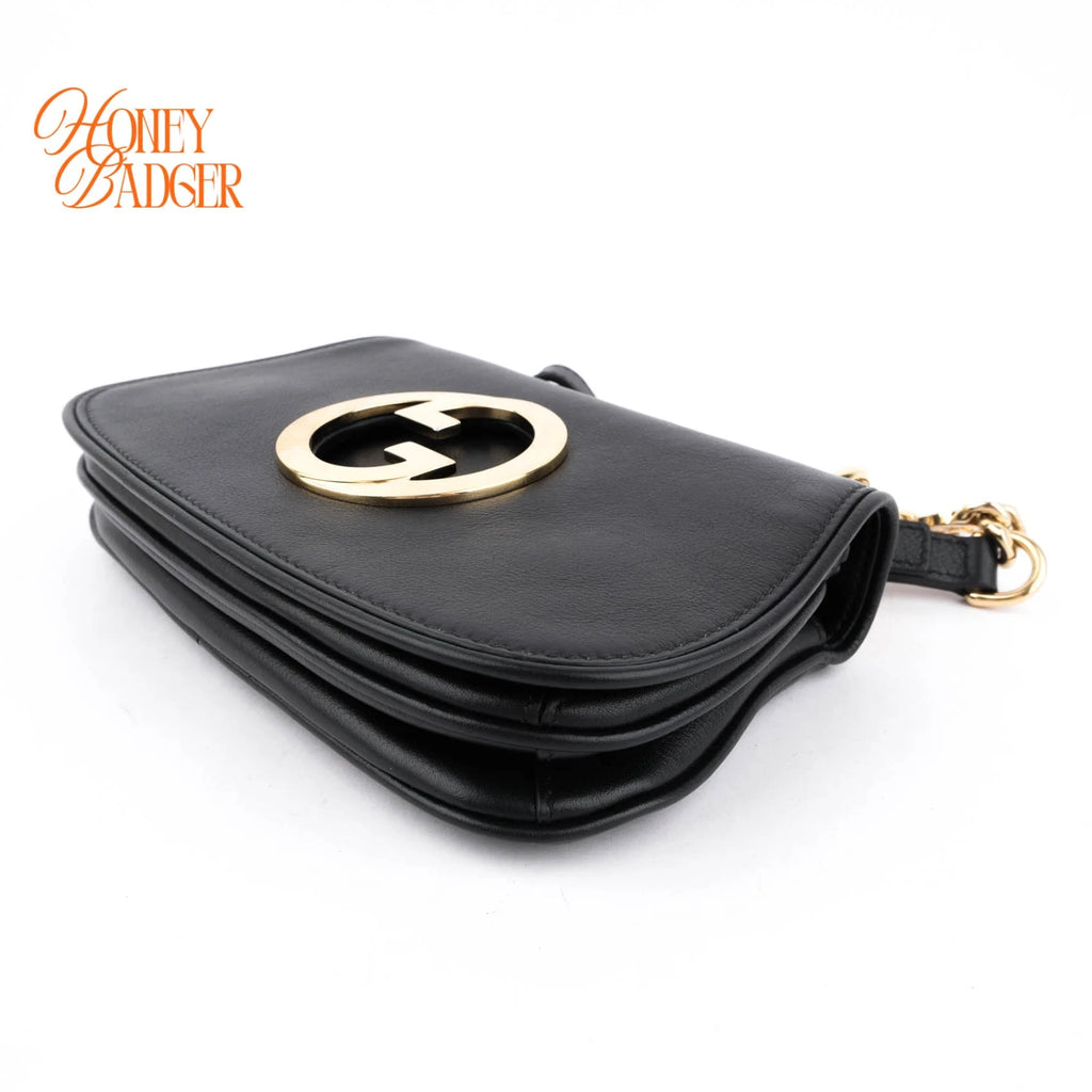Gucci Blondie Mini Leather Black Rank A