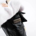 Fendi Baguette Black Multicolor Leather Mini Grade A