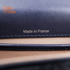 Delvaux Tempete Mini Blue Patent 2-Way Rank A
