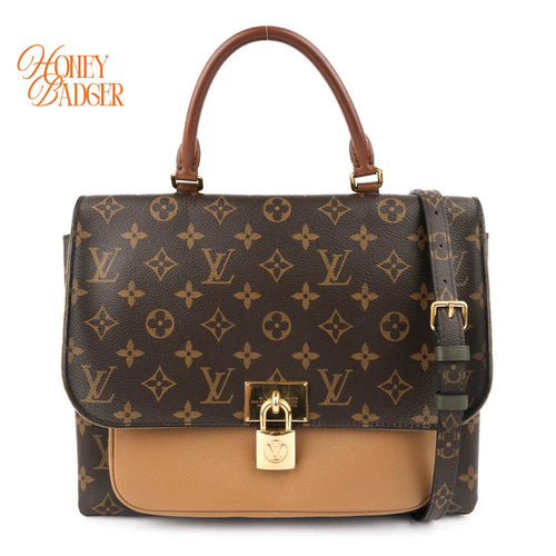 Louis Vuitton Marignan Monogram Sesame Gold Hardware Rank AB