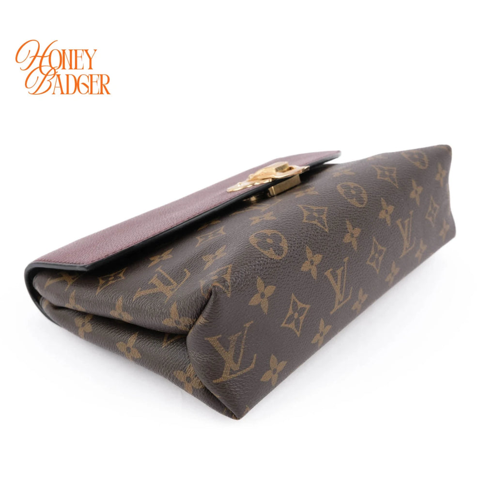 Louis Vuitton Saint Placide Monogram Canvas and Leather Bordeaux Rank A