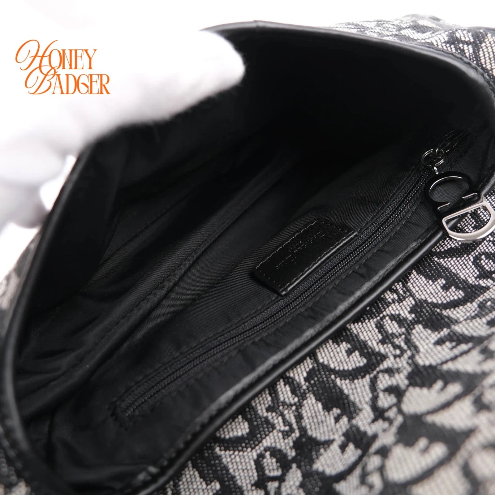 Dior Saddle Bag Oblique Black