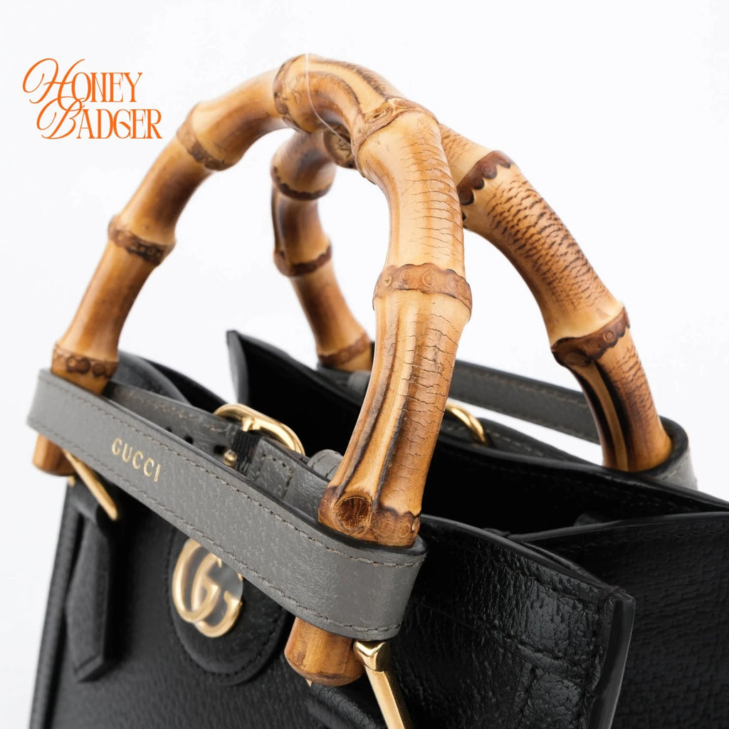 Gucci Diana Mini Leather Black Rank S