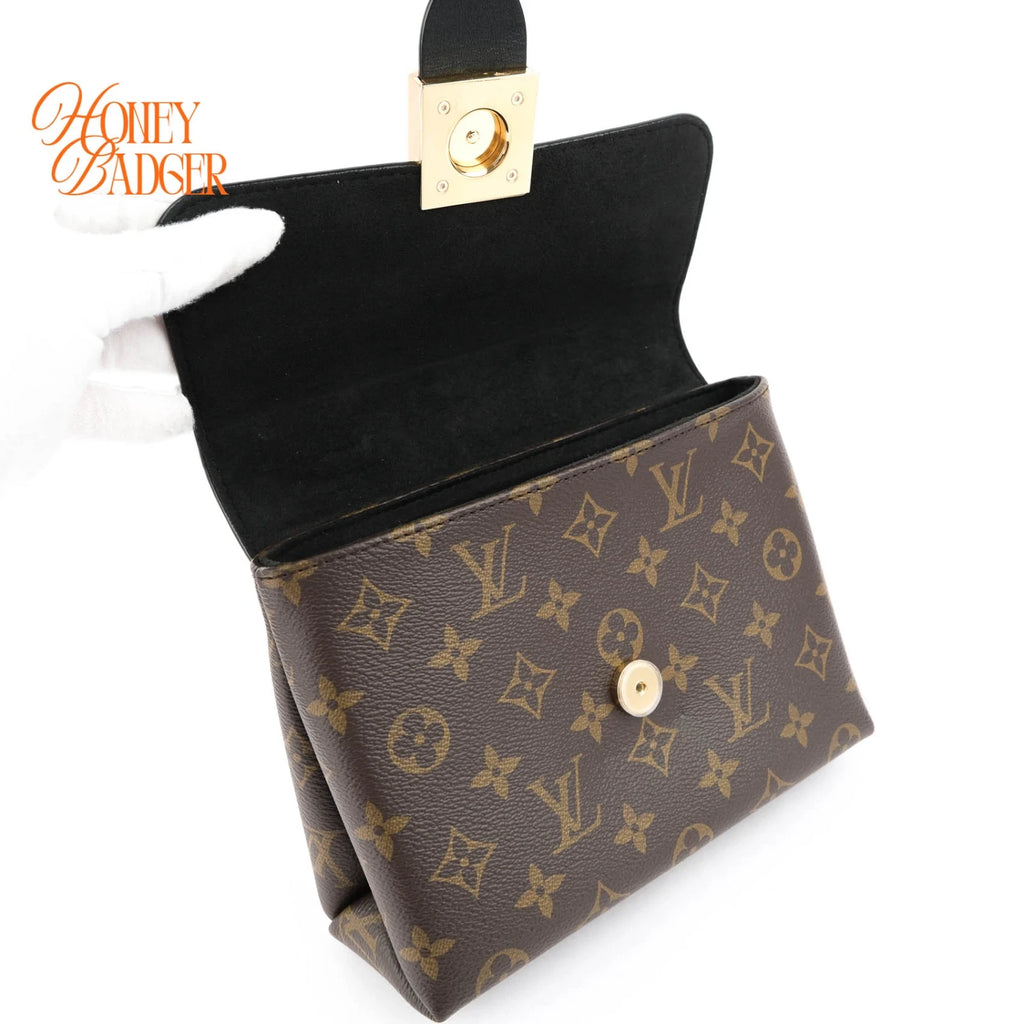 Louis Vuitton Locky BB Monogram Noir Gold Hardware Rank A