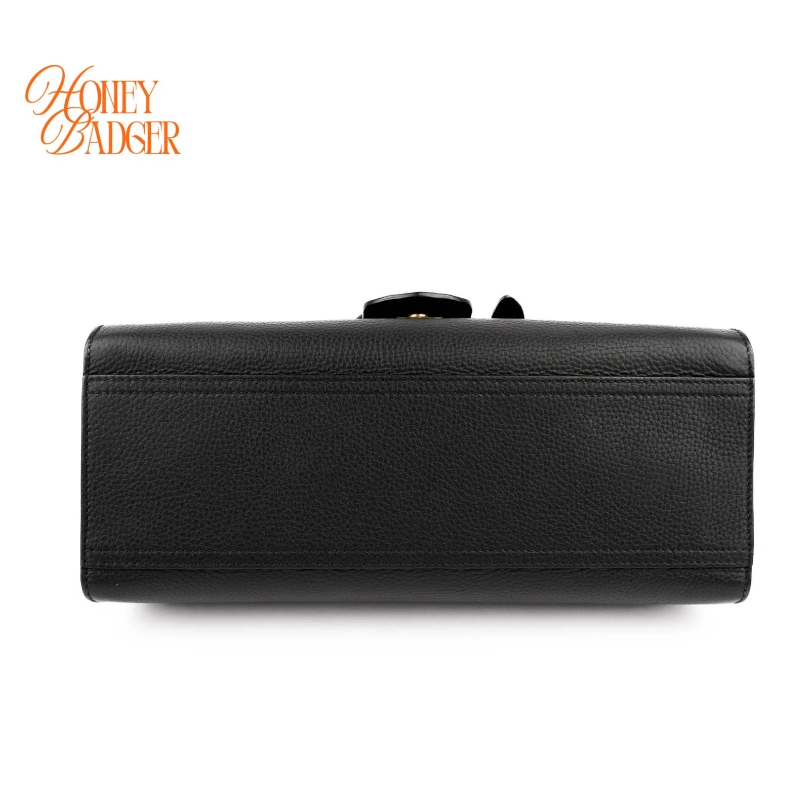 Gucci GG Marmont Top Handle Leather Black Rank A