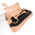 Gucci Horsebit GG Canvas Black/Brown Rank AB