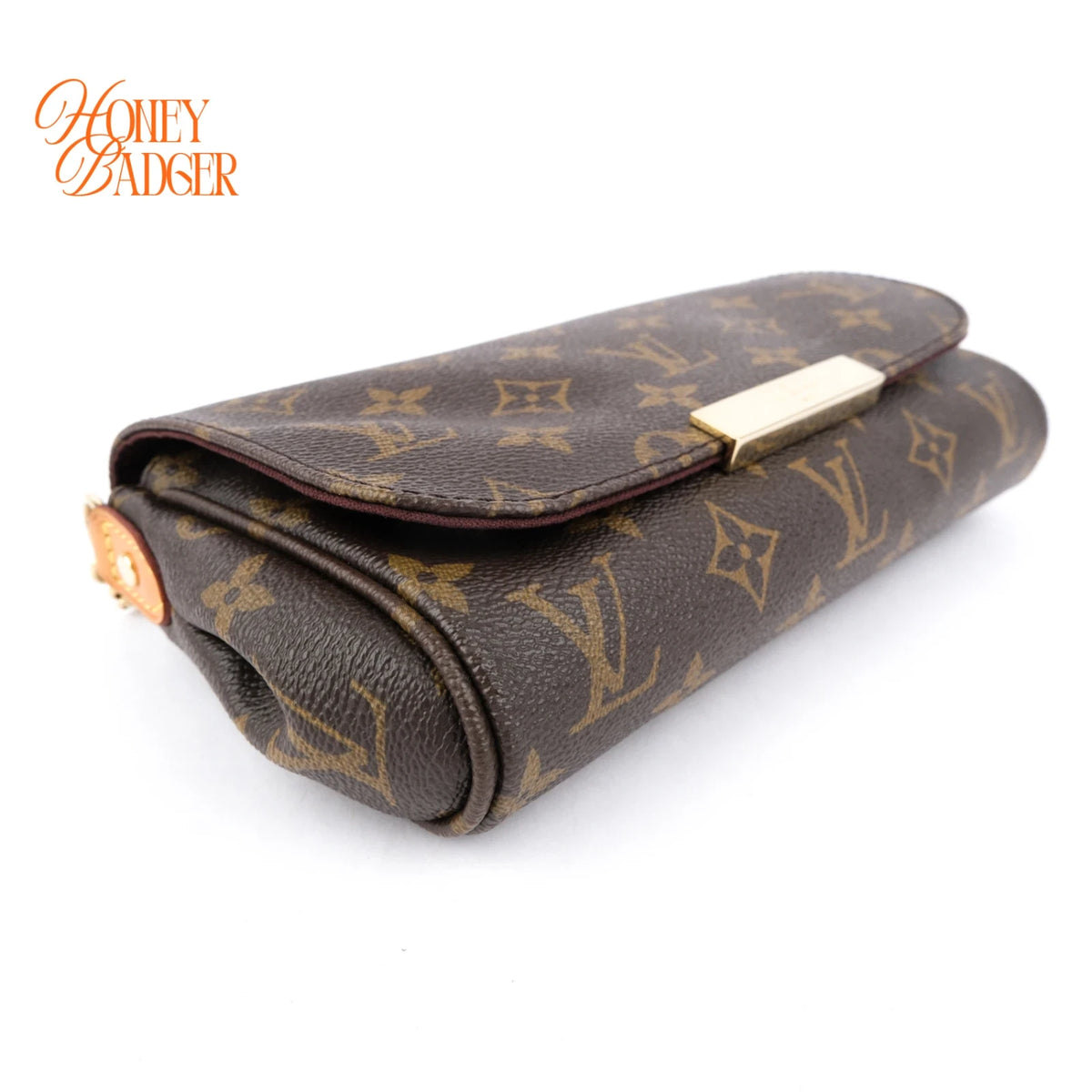 Louis Vuitton Favorite PM Monogram Canvas Shoulder Clutch Bag Rank A