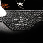 Louis Vuitton Studded Capucines BB Taurillon Leather Noir Silver Hardware Rank A