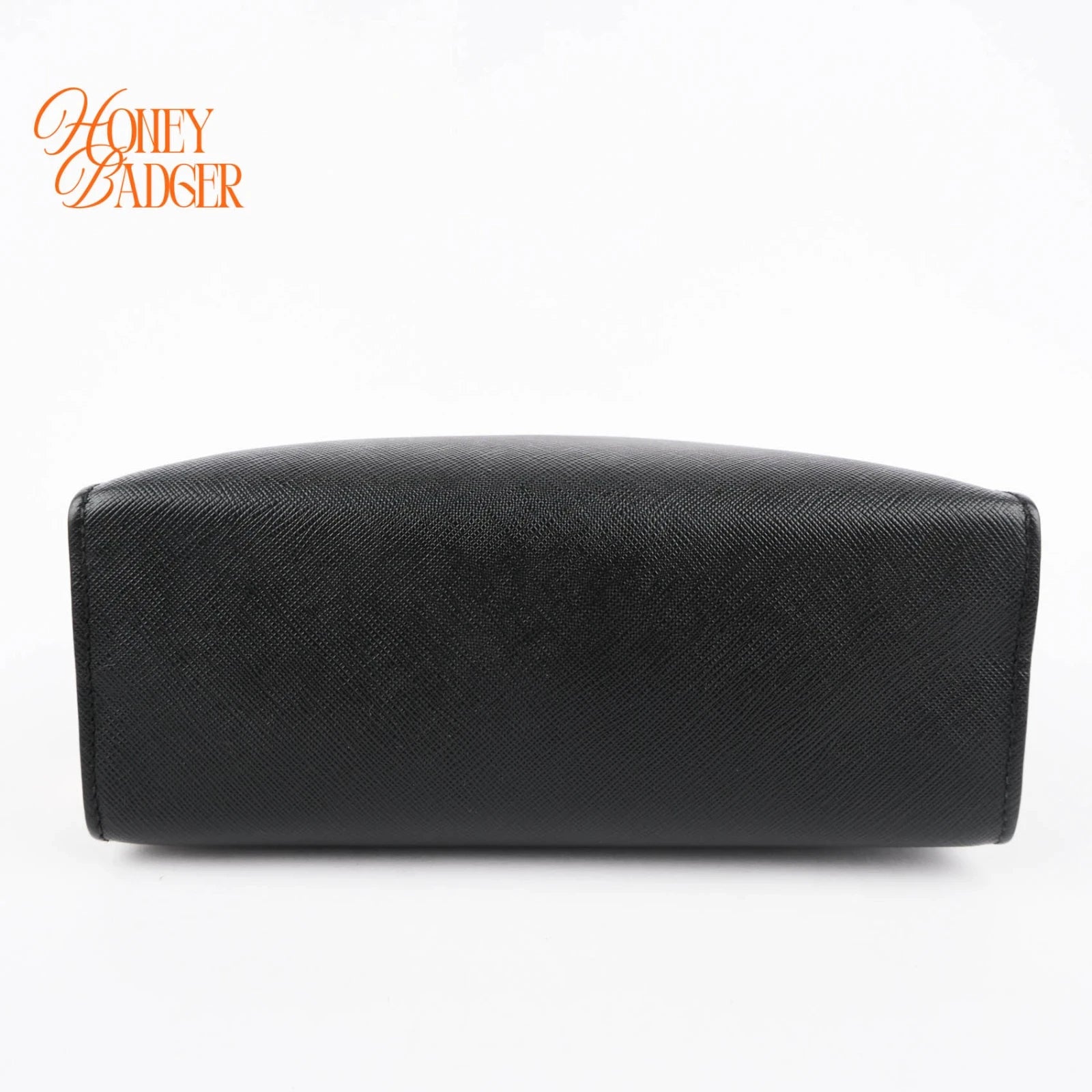 Prada Saffiano Camera Bag in black leather, Grade A condition.
