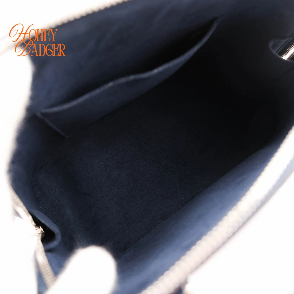 Louis Vuitton Alma BB Epi Leather Indigo Blue Silver Hardware Rank A