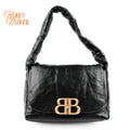 Balenciaga Monaco Leather Black Rank S