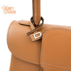 Delvaux Brillant Mini Rodéo Calf Tan Brown Palladium Hardware Rank AB