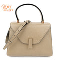 Valextra Iside Mini Millepunte Calfskin Beige Cachemire Gold Hardware Rank A