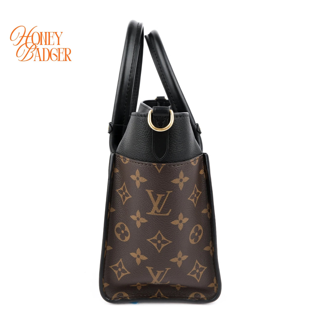 Louis Vuitton On My Side PM Calf Leather/Monogram Black Rank A