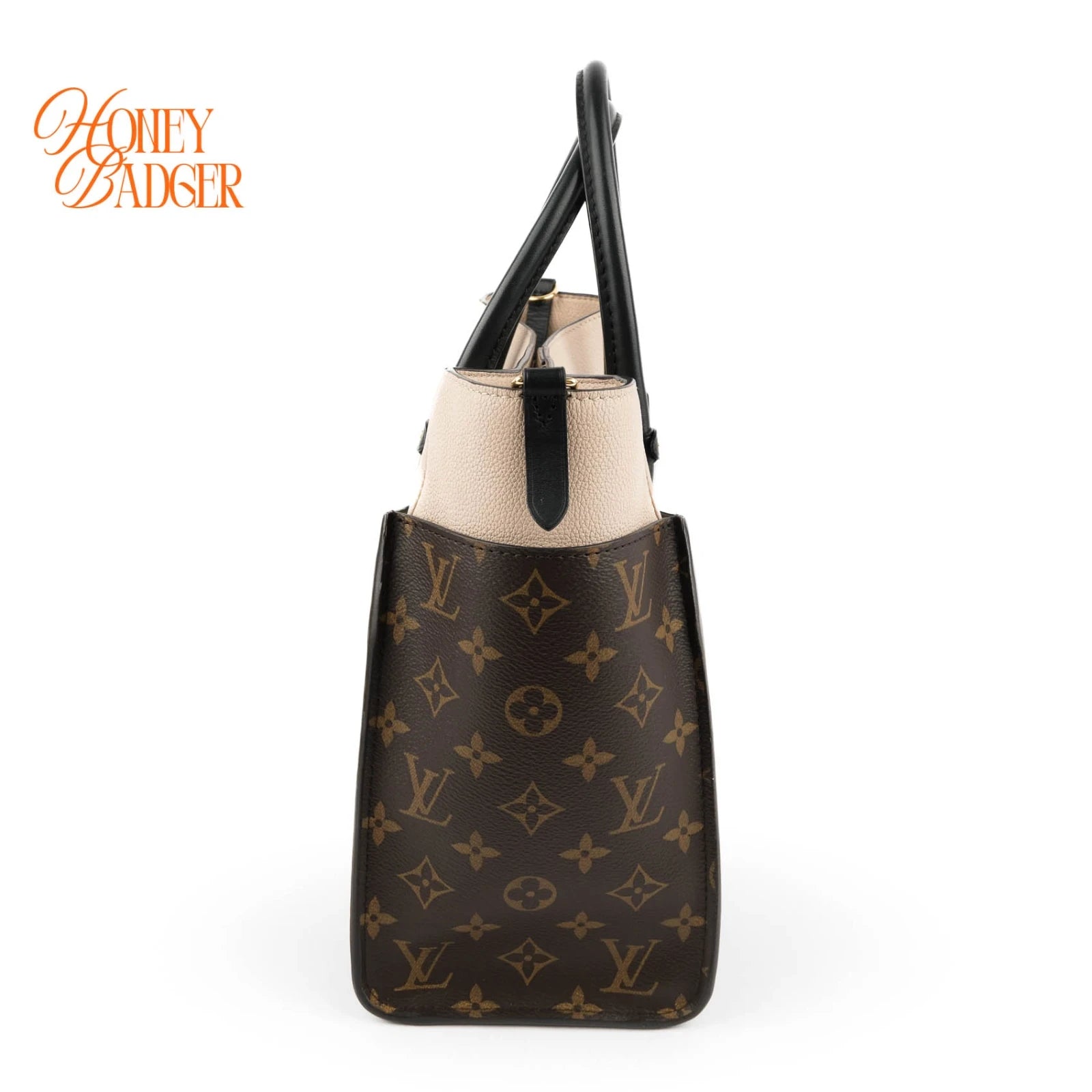 Louis Vuitton On My Side MM Monogram & Leather 2WAY Handbag Green