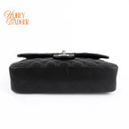 Chanel Classic Flap Medium Black Lambskin Rank A