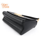 Louis Vuitton Twist MM Noir Epi Leather Chain Shoulder Bag Rank AB