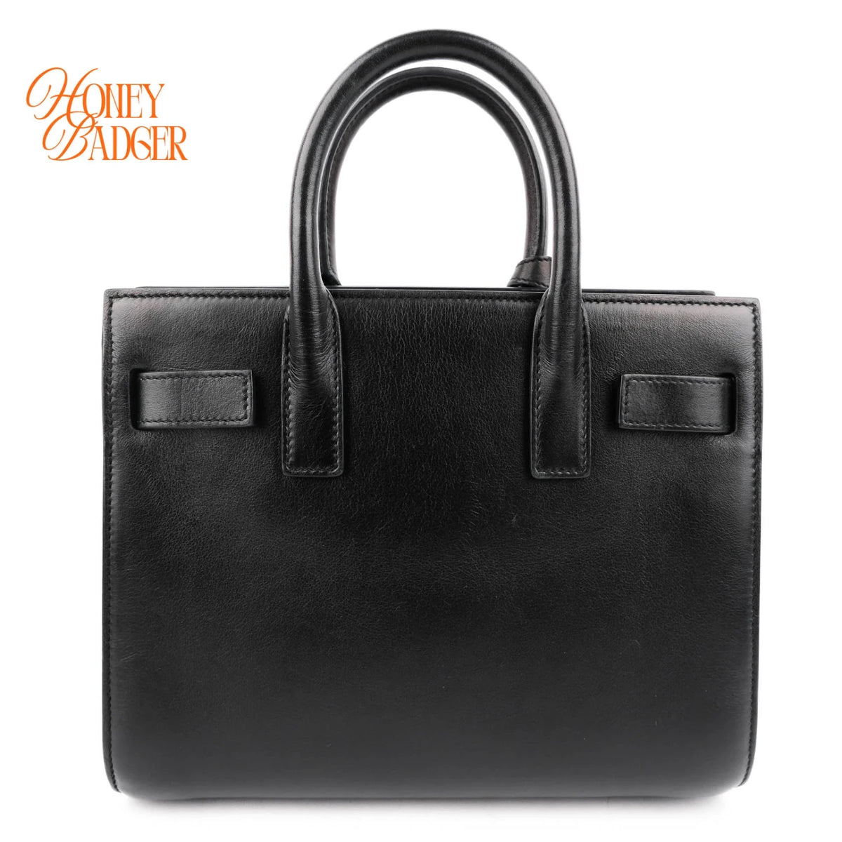 Saint Laurent Sac de Jour Nano Smooth Calfskin Black Bronze Hardware Rank A