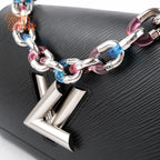 Louis Vuitton Twist MM Epi Leather Black Rank A