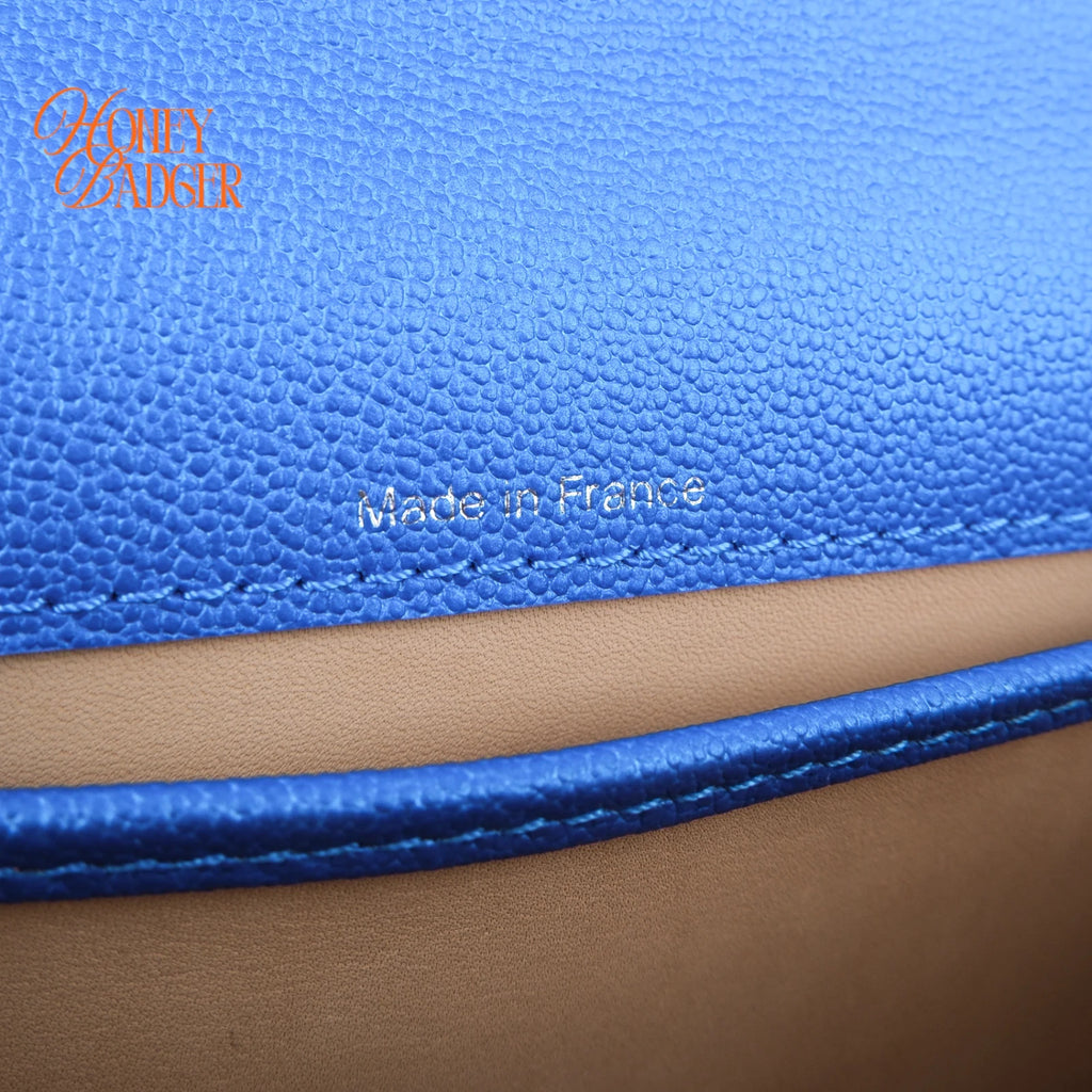 Delvaux Brillant Mini Satin Electric Calfskin 2Way Handbag Shoulder Bag Rank AB