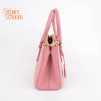 Prada Galleria Small Sakura Pink Saffiano Leather 2Way Bag Rank A