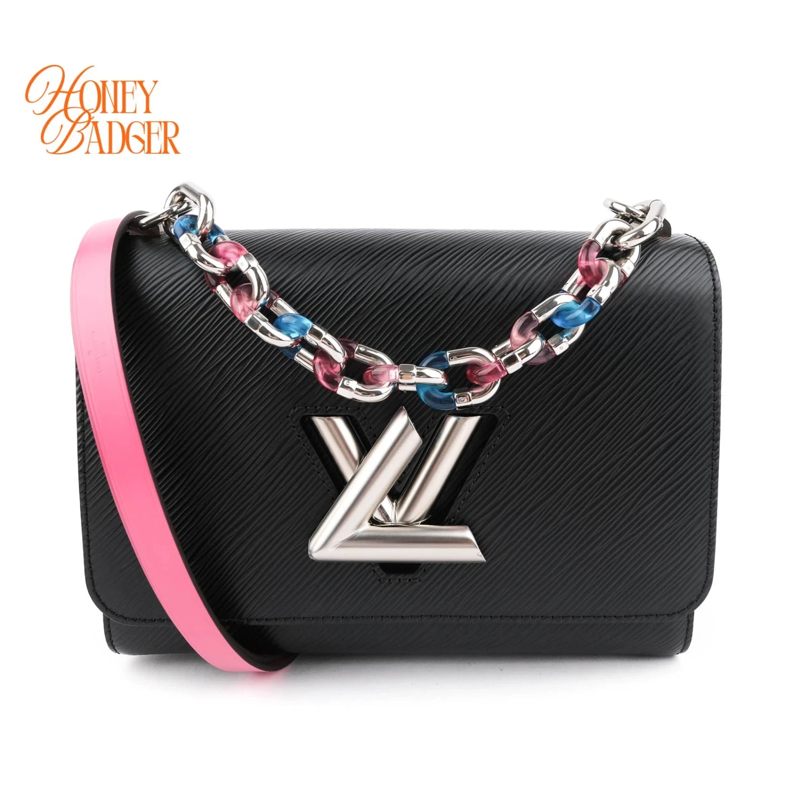 Louis Vuitton Twist MM Epi Leather Black Rank A