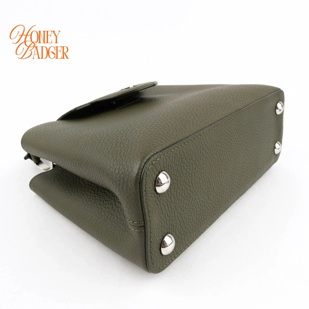 Louis Vuitton Capucines BB Taurillon Leather Green Rank A
