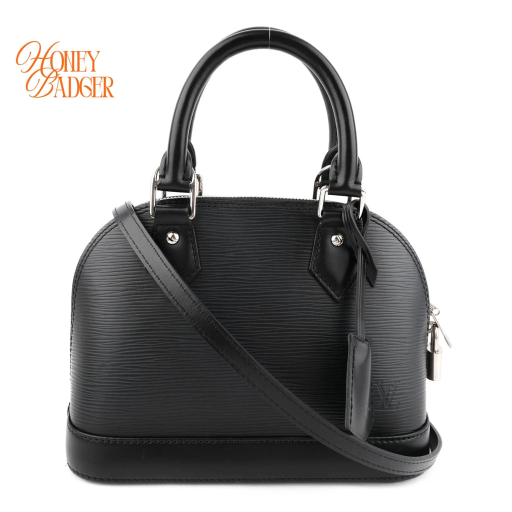 Louis Vuitton Alma BB Epi Leather Black Rank A
