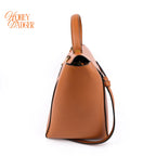 Celine Belt Bag Mini Tan Brown Calfskin Leather 2-Way Bag Rank AB