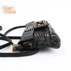 Fendi Baguette Mini Black Leather Rank A