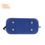 Louis Vuitton Alma BB Epi Leather Indigo Blue Silver Hardware Rank A