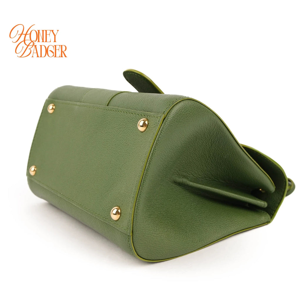 Delvaux Brillant Mini Rodéo Calf Vegetal Gold Hardware Rank A
