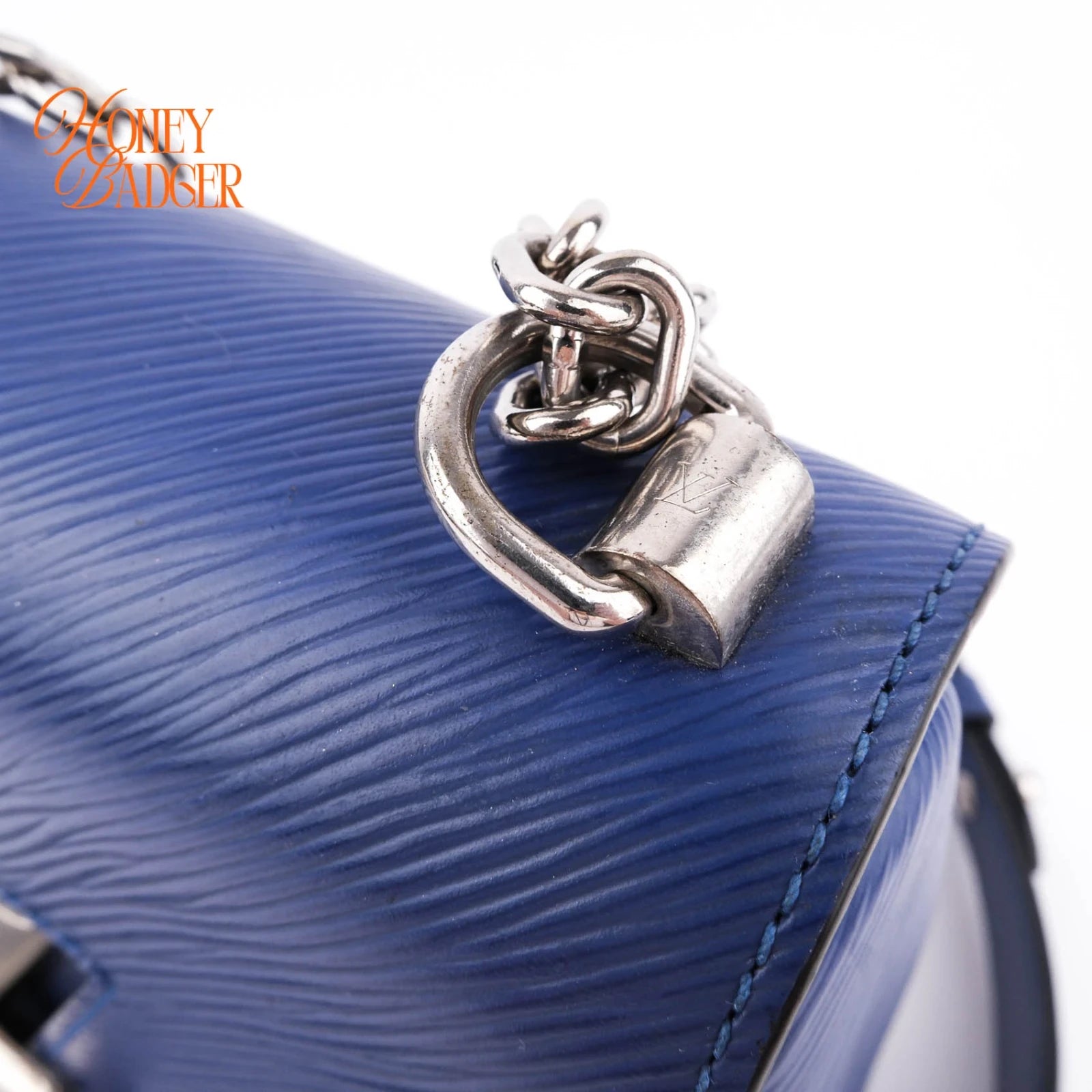 Louis Vuitton Twist PM Epi Leather Blue Rank A