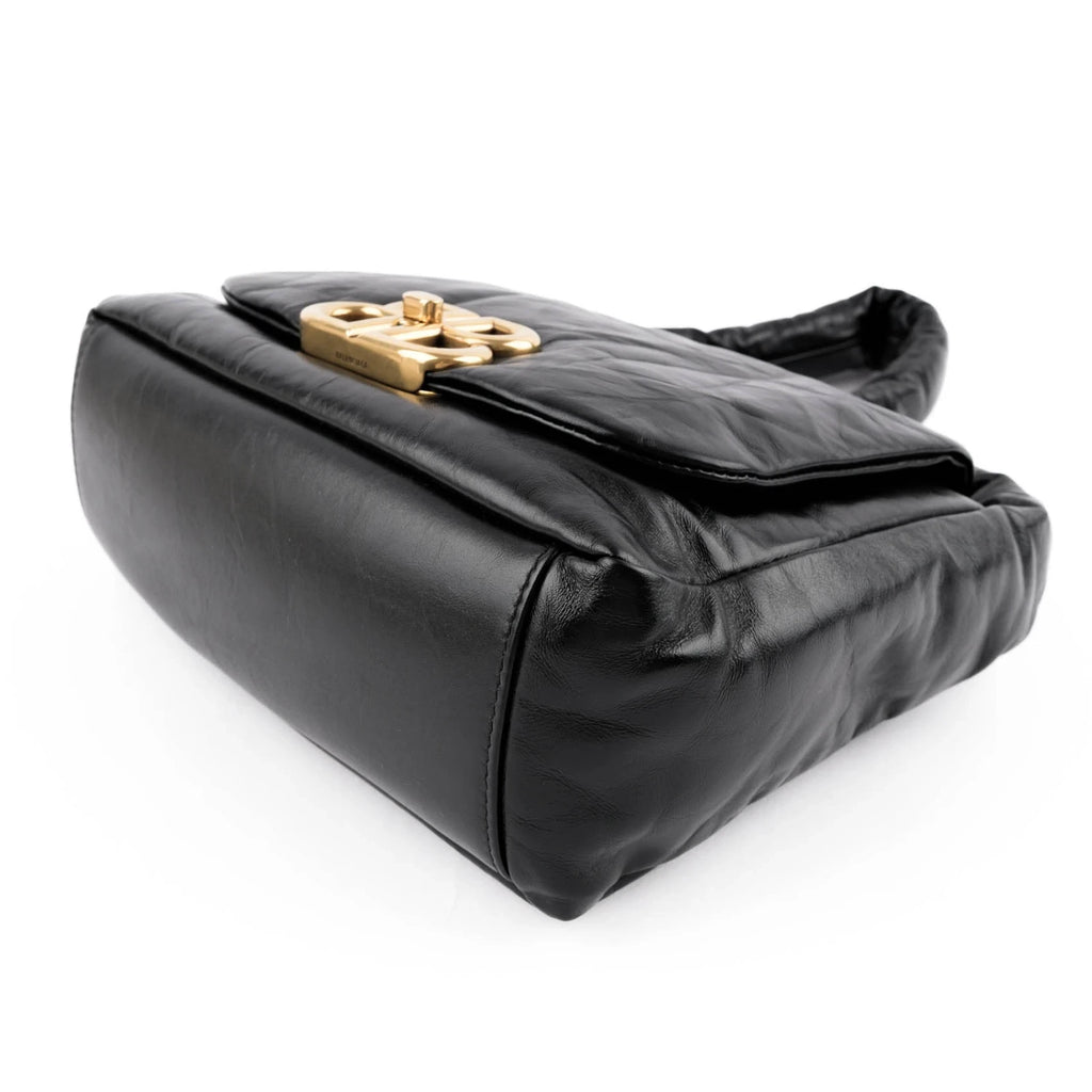 Balenciaga Monaco Leather Black Rank S