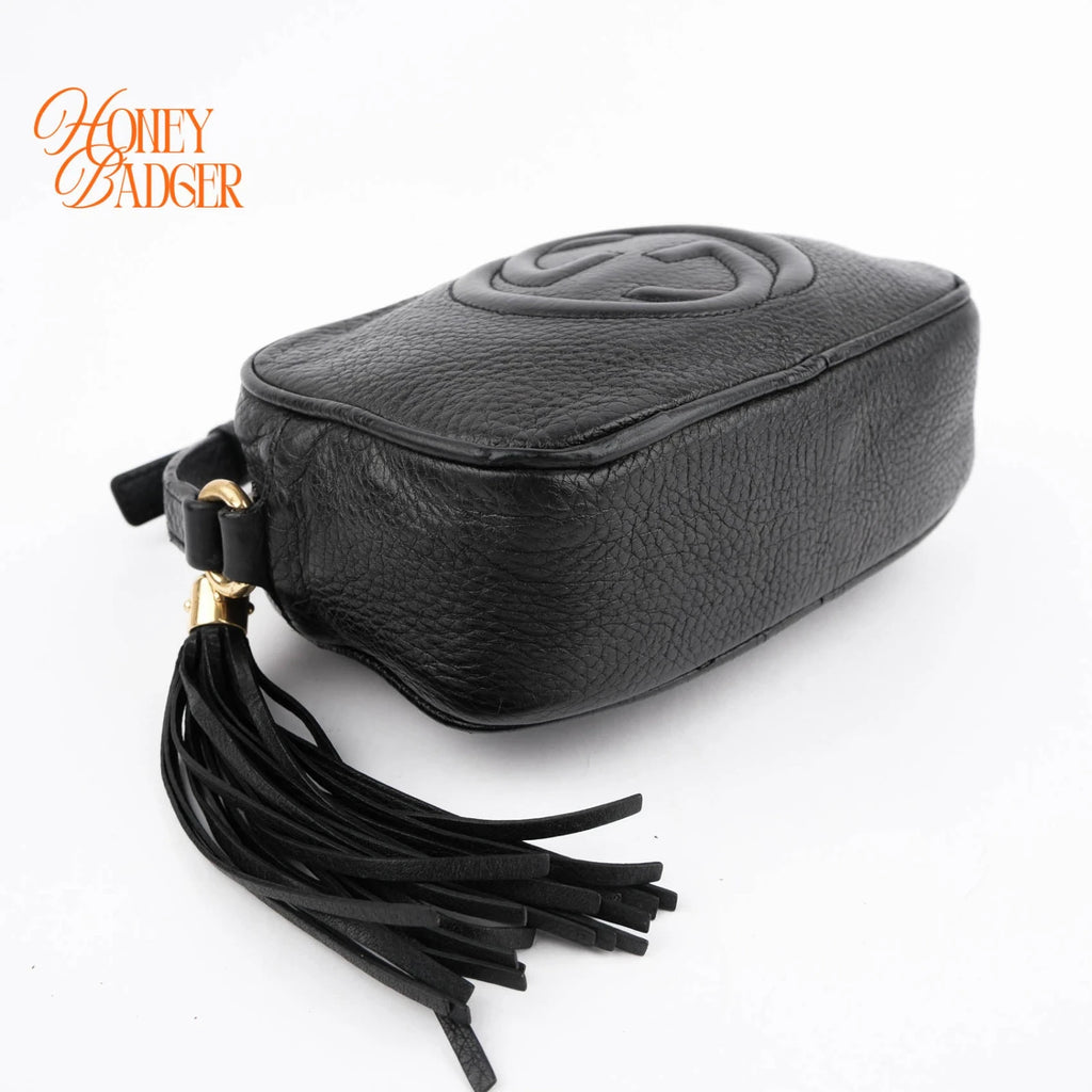 Gucci Soho Disco Small Black Leather Rank A