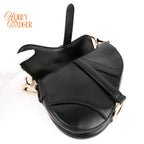 Dior Saddle Bag Calfskin Black Rank AB