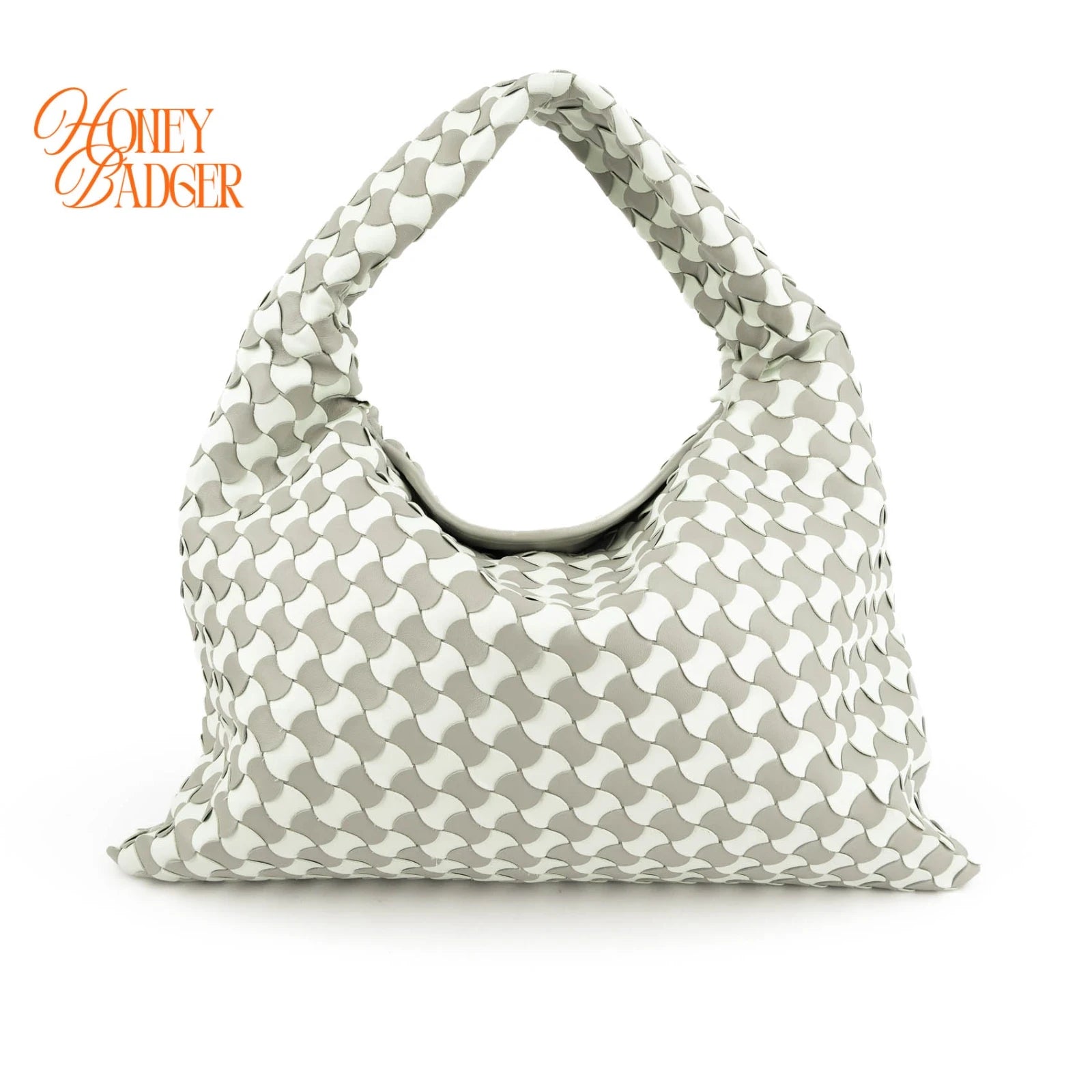 Bottega Veneta Hop in gray Intrecciato leather, Rank S