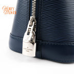 Louis Vuitton Alma PM Epi Leather Navy Silver Hardware Rank A